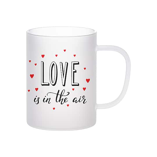 Craft Express 4ct. 15oz. Frosted White Glass Mug